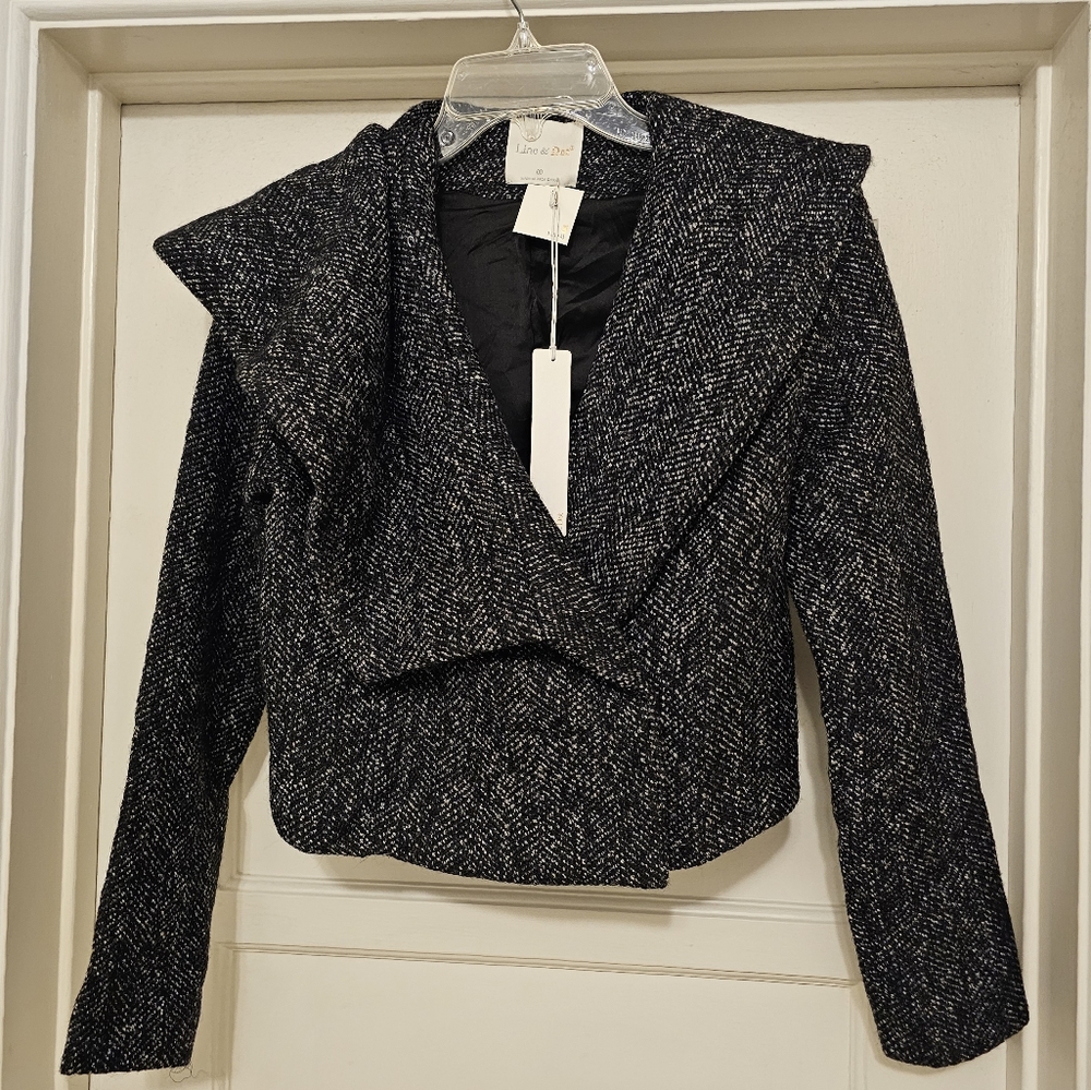 Line & Dot Wool Blend Jacket XS NWT